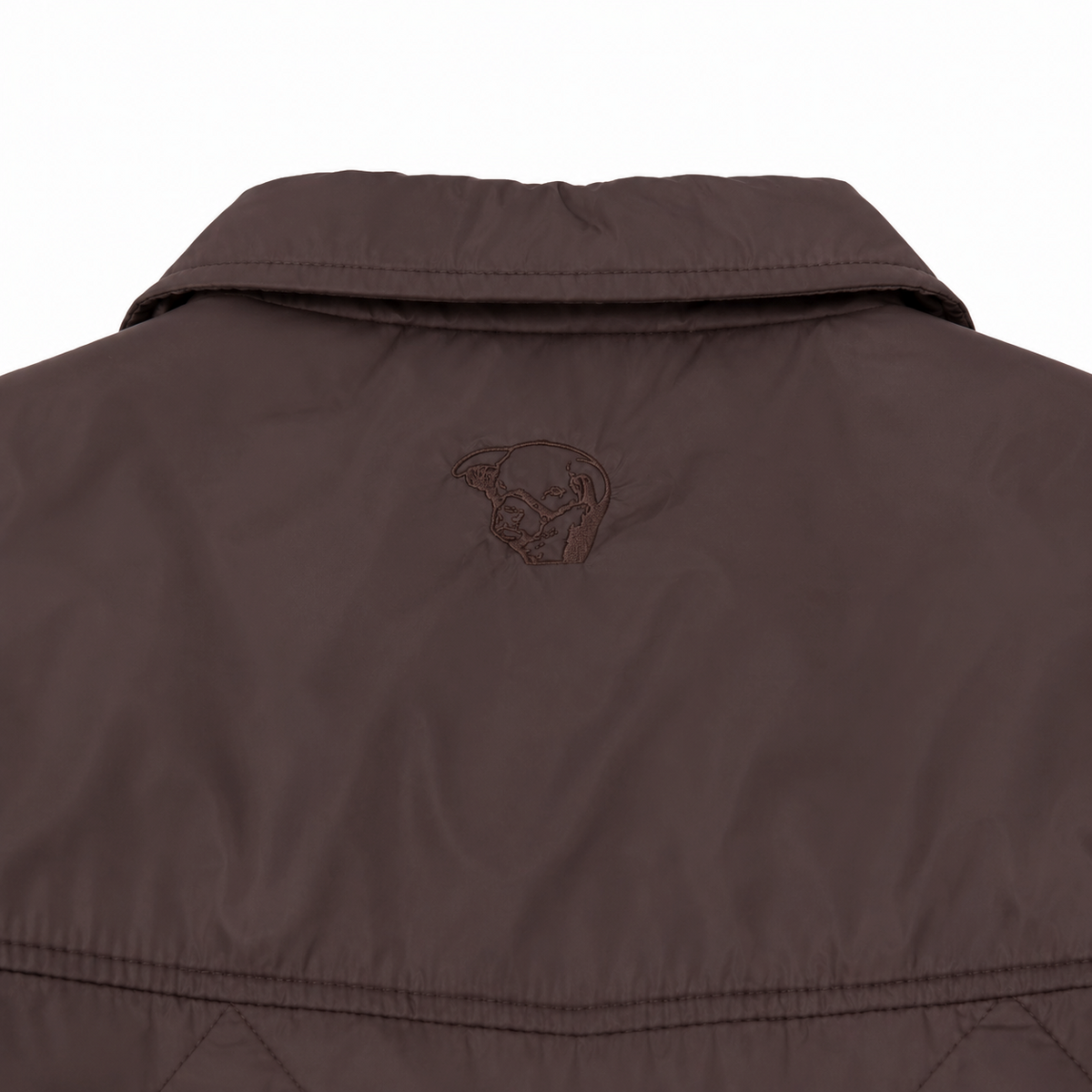 Lazy J Ranch Men's Quilted Poly Fill Jacket - Chocolate