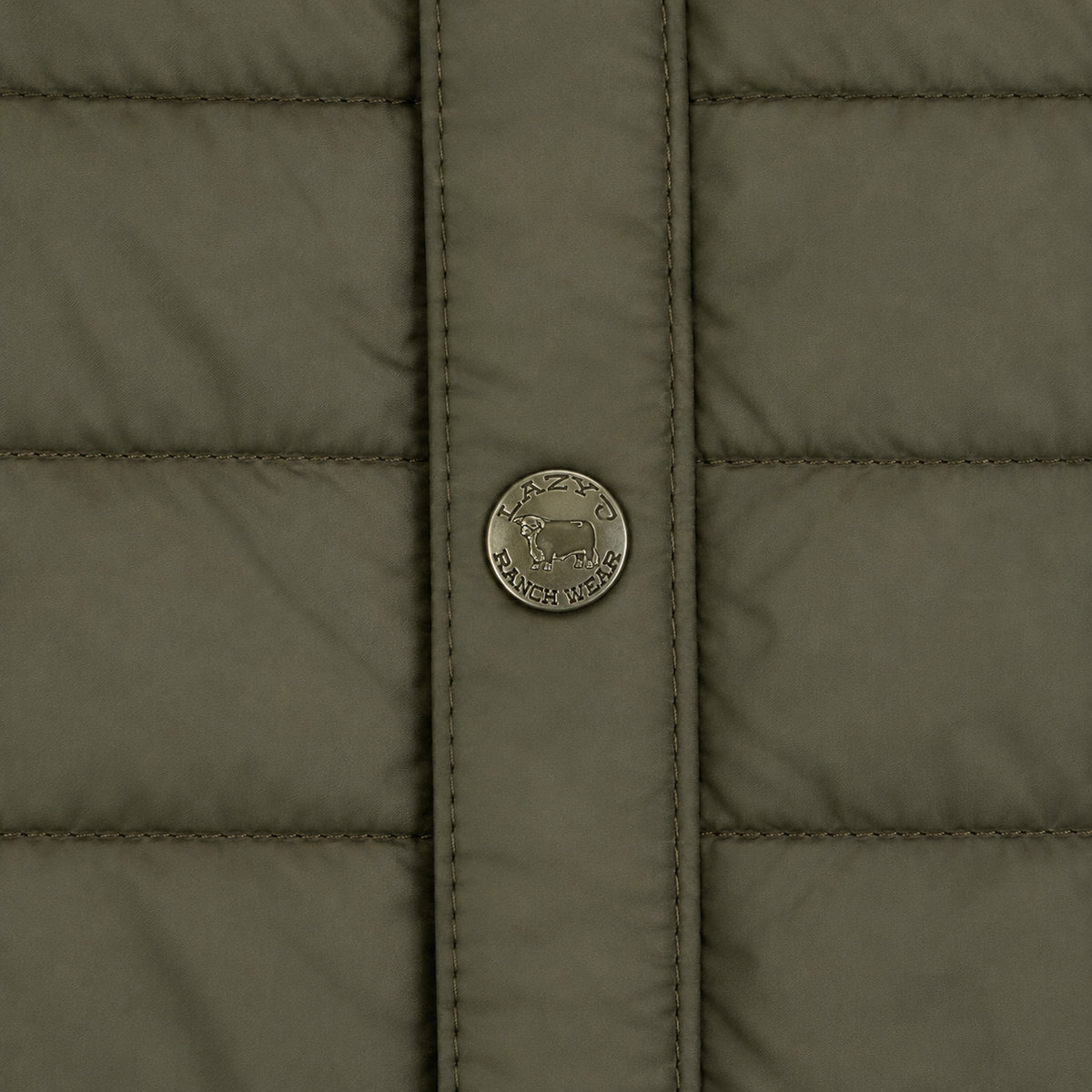 Lazy J Ranch Men's Lightweight Relaxed Fit Vest - Green