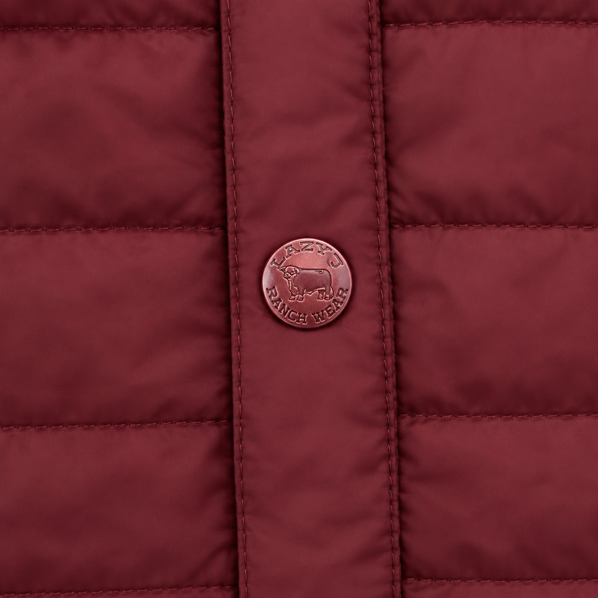Lazy J Ranch Men's Lightweight Relaxed Fit Vest - Maroon