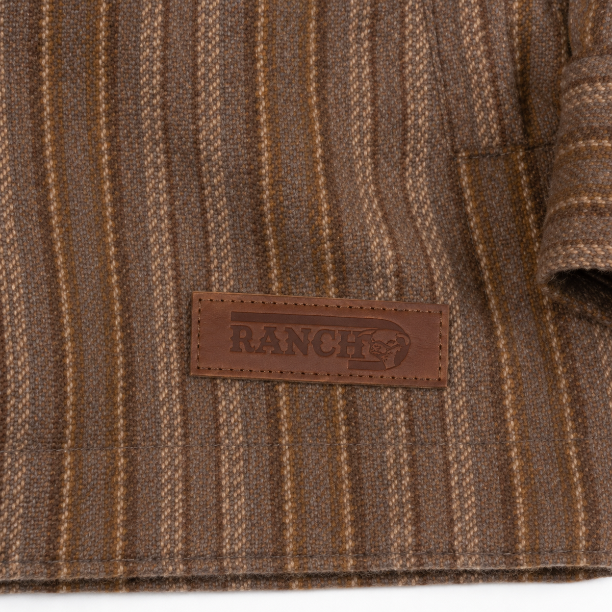 Lazy J Ranch Men's Striped Jacket - Sequoia Brown