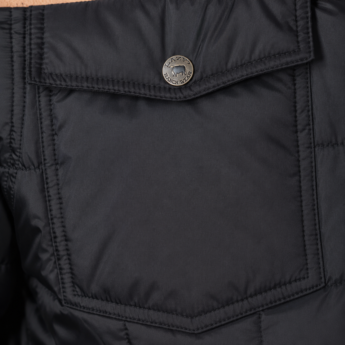 Lazy J Ranch Men's Lightweight Relaxed Fit Vest - Brown